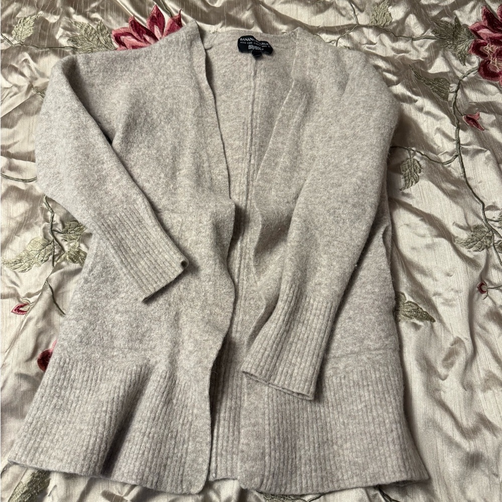 Banana Republic Light Gray Women's Cardigan
